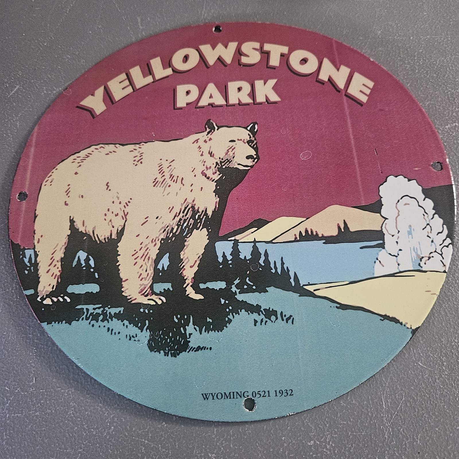 VINTAGE 1932 YELLOWSTONE PARK 12