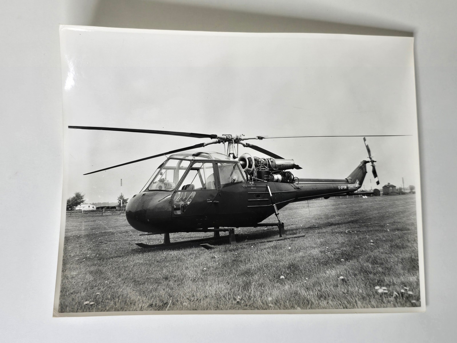 Saunders Roe P.531 Prototype G-APVM Westland Scout Wasp Archive Print Photo