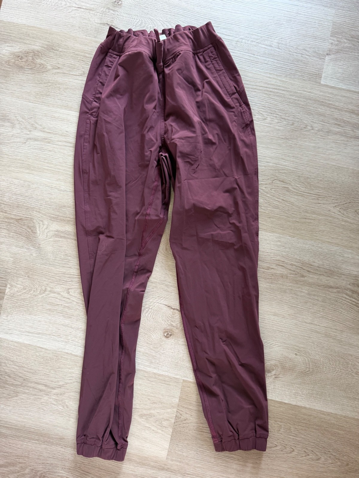 lululemon adapted state jogger 6 maroon practically brand new