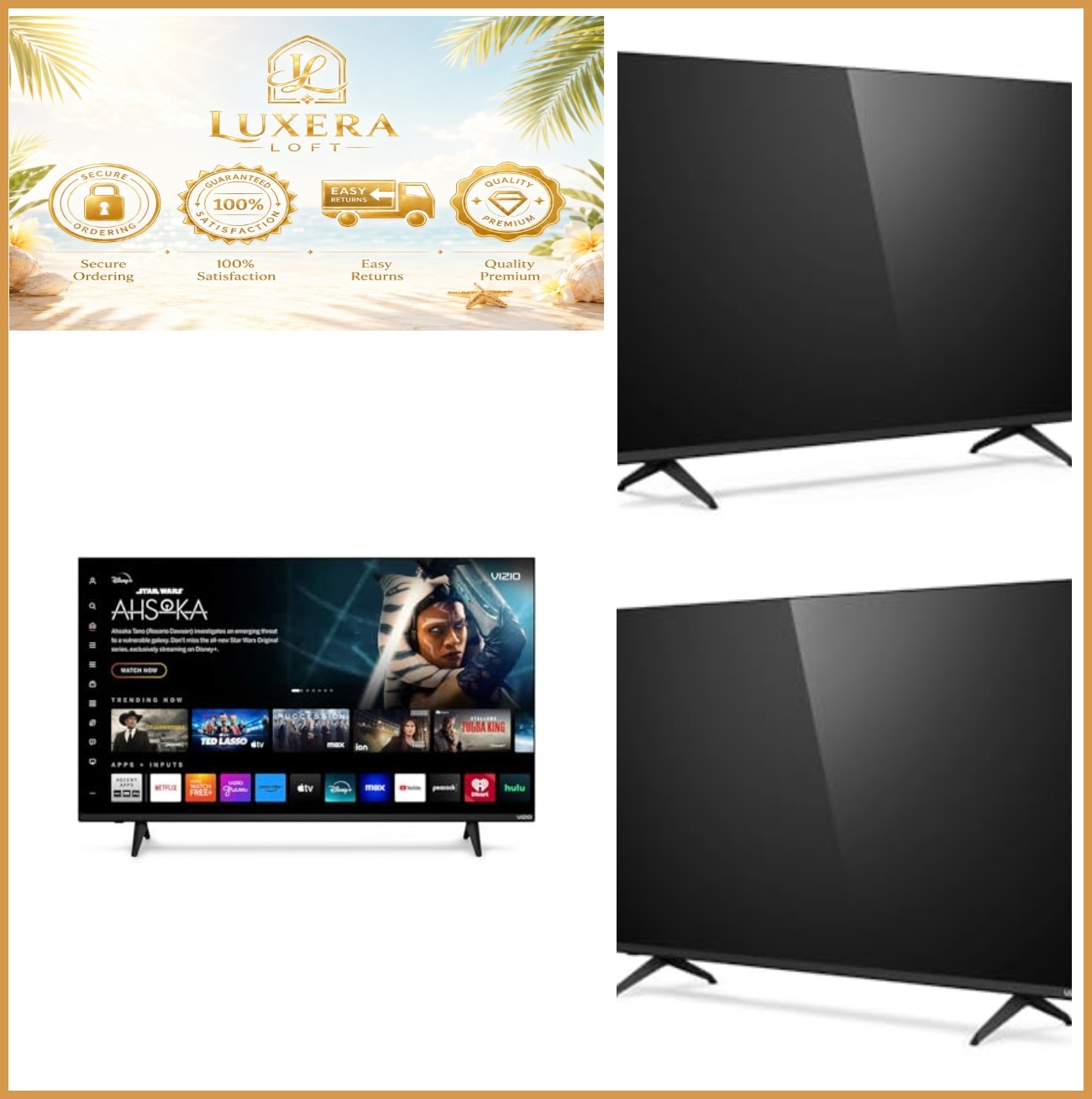 43 Inch 4K LED HDR Smart TV Dolby Vision HDR10+ Full Array Bluetooth Wi-Fi