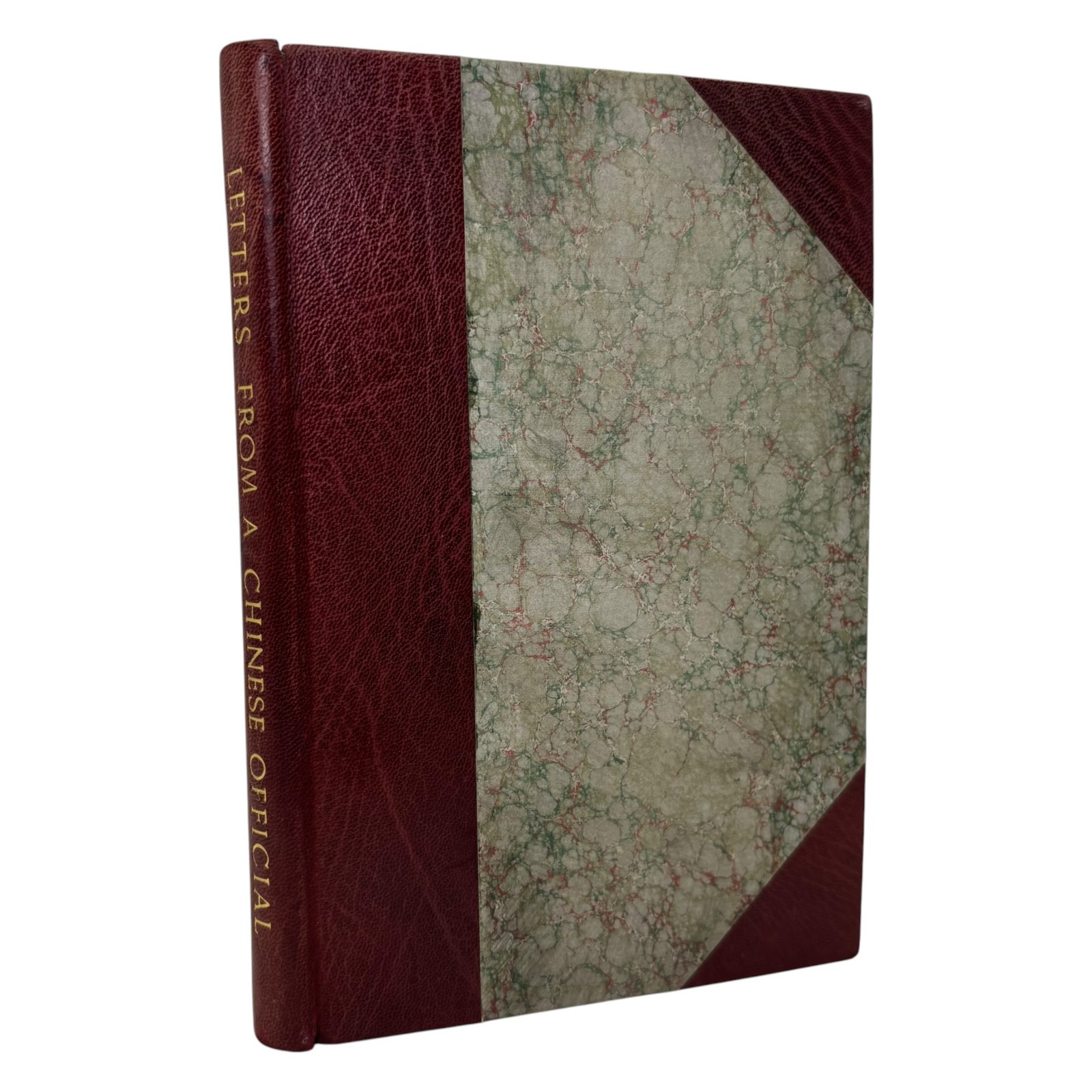 [Fine Binding] Letters From a Chinese Official 1903, [Uncommon]
