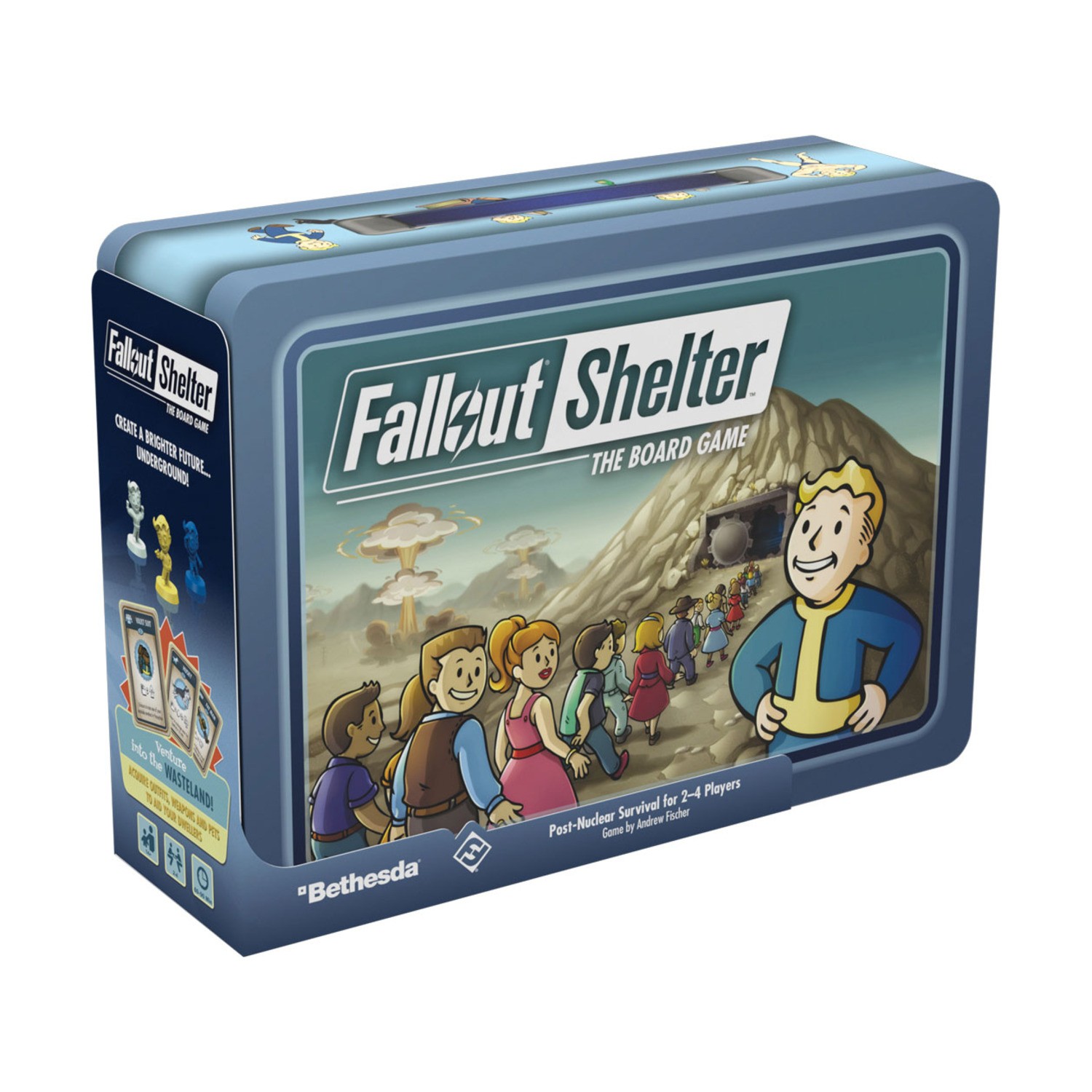 FFG Boardgame Fallout Shelter - The Board Game Box VG+/NM