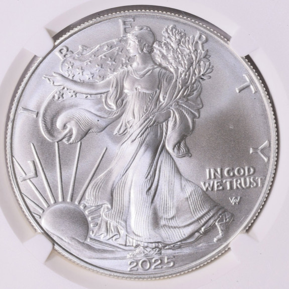 2025 American Silver Eagle Coin 0.999 Silver Round 1 oz 2025 American Silver Eagle Coin 0.999 Silver Round 1 oz