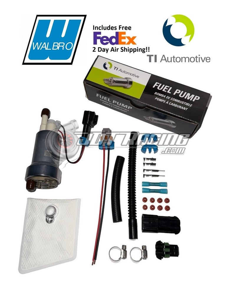 Genuine Walbro/TI Automotive F90000274 450lph E85 Fuel Pump & JDT Install Kit