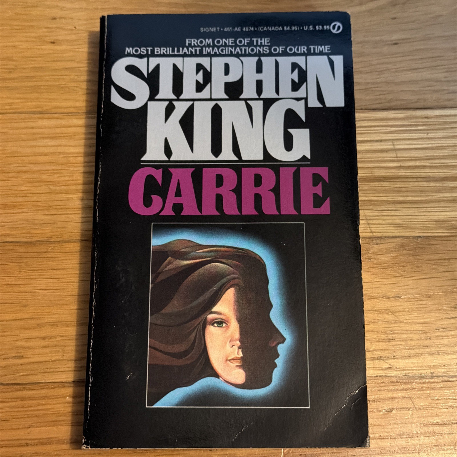 Stephen King Carrie Vintage Signet Rare Horror Paperback Late 80s Printing Novel Stephen King Carrie Vintage Signet Rare Horror Paperback Late 80s Printing Novel