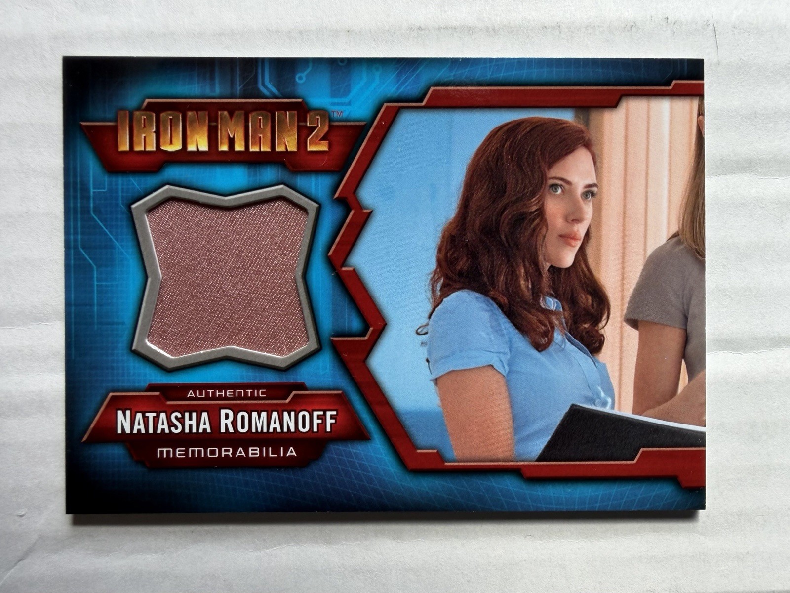 2010 Marvel Iron Man 2 Scarlett Johansson Natasha Romanoff Used Wardrobe Mem 2010 Marvel Iron Man 2 Scarlett Johansson Natasha Romanoff Used Wardrobe Mem