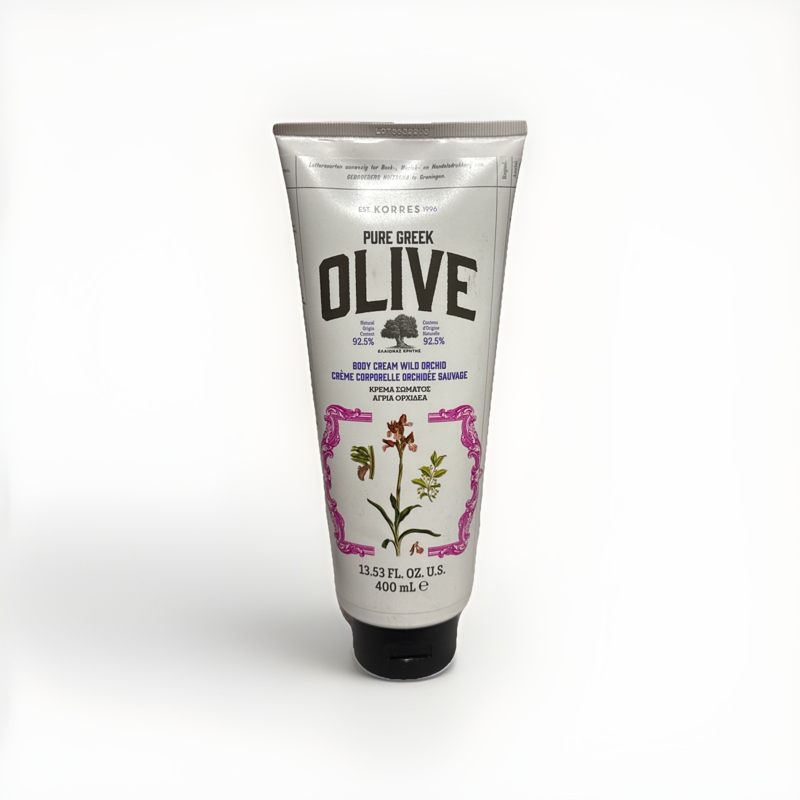 Korres Pure Greek Olive Wild Orchid Body Creme 13.53 OZ Sealed Korres Pure Greek Olive Wild Orchid Body Creme 13.53 OZ Sealed