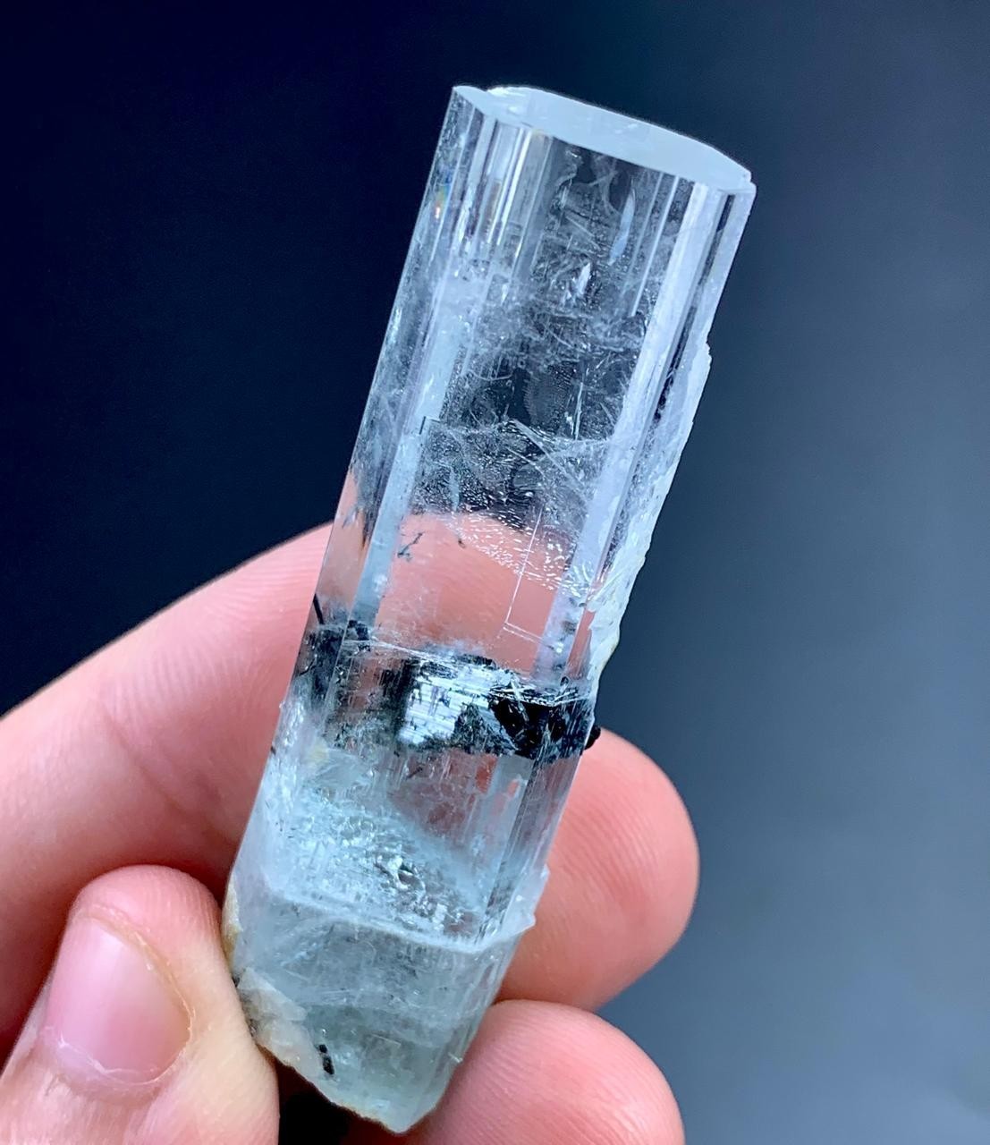 99 Carat Aquamarine Crystal Specimen From Pakistan 99 Carat Aquamarine Crystal Specimen From Pakistan