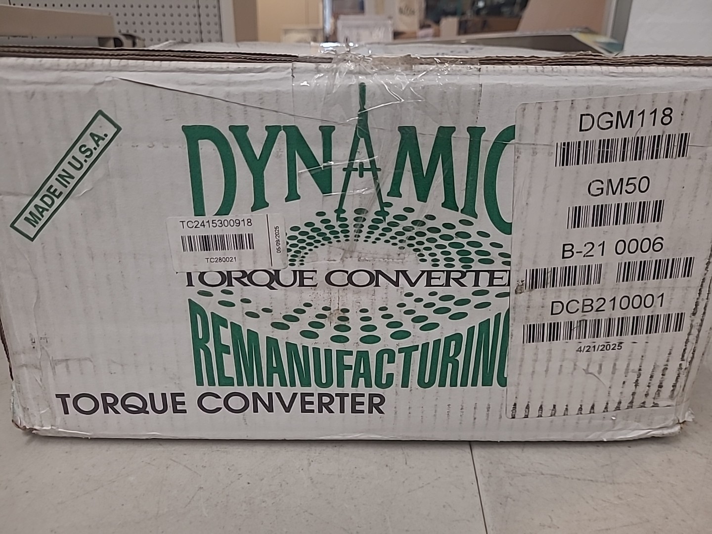 Dynamic Torque Converter DGM118, GM50