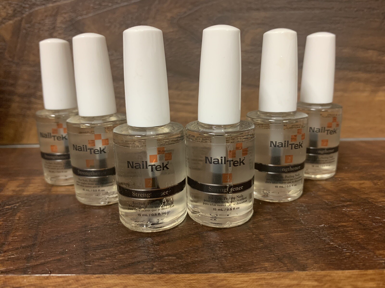 LOT 6 PACKS Nail Tek 2 Strengthen 0.5oz. LOT 6 PACKS Nail Tek 2 Strengthen 0.5oz.