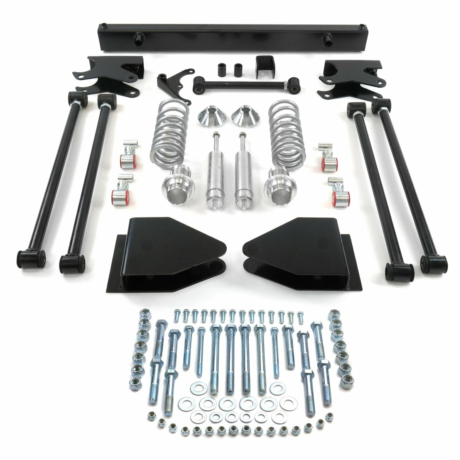 Fits Ford 1967-72 Truck F-100 Rear Parallel 4-Link Suspension Kit + Coilover FE