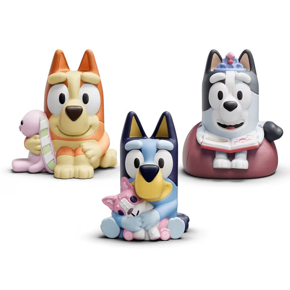 tonies Bluey Tonies 3 Pack Audio Toy Figure, Age Group 3+