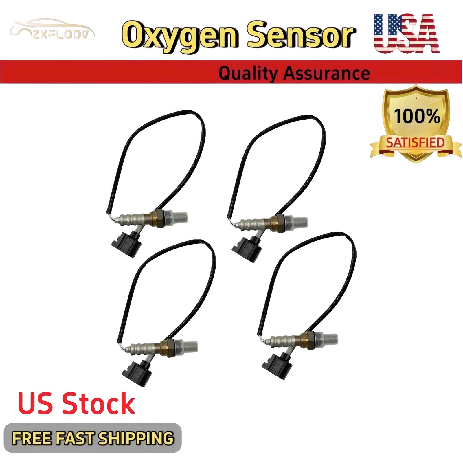 4X New Upstream Downstream O2 Sensors for Jeep Grand Cherokee01-22 EPA Certified