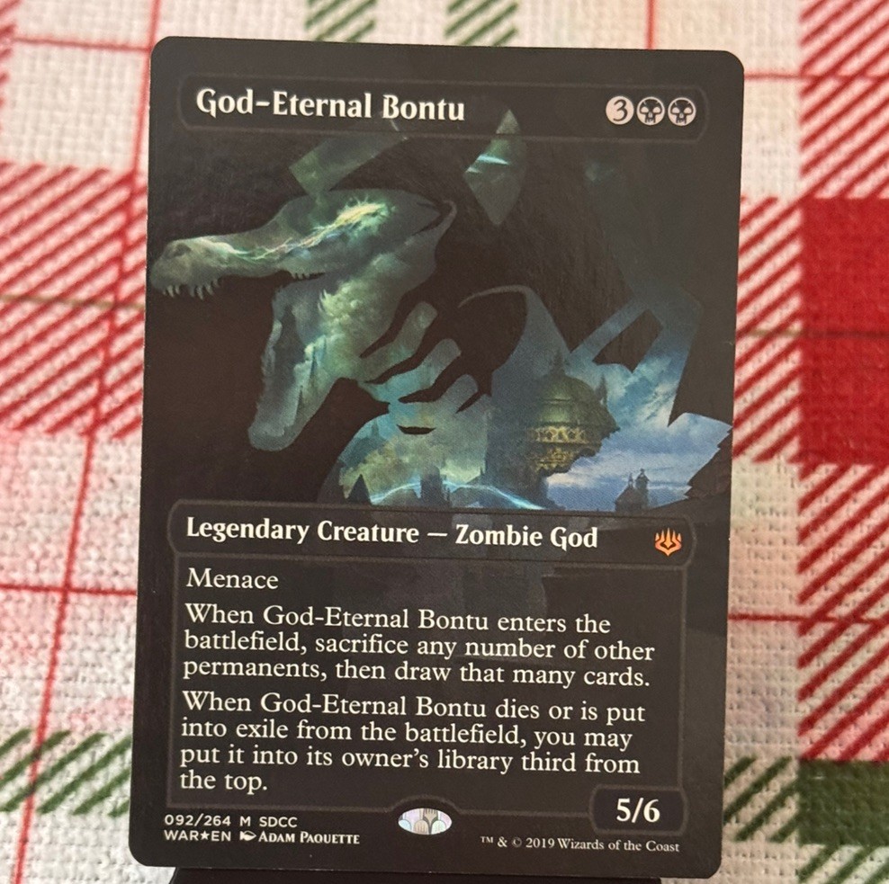 God-Eternal Bontu (SDCC 2019 Exclusive) Media Promos Regular MTG NM God-Eternal Bontu (SDCC 2019 Exclusive) Media Promos Regular MTG NM