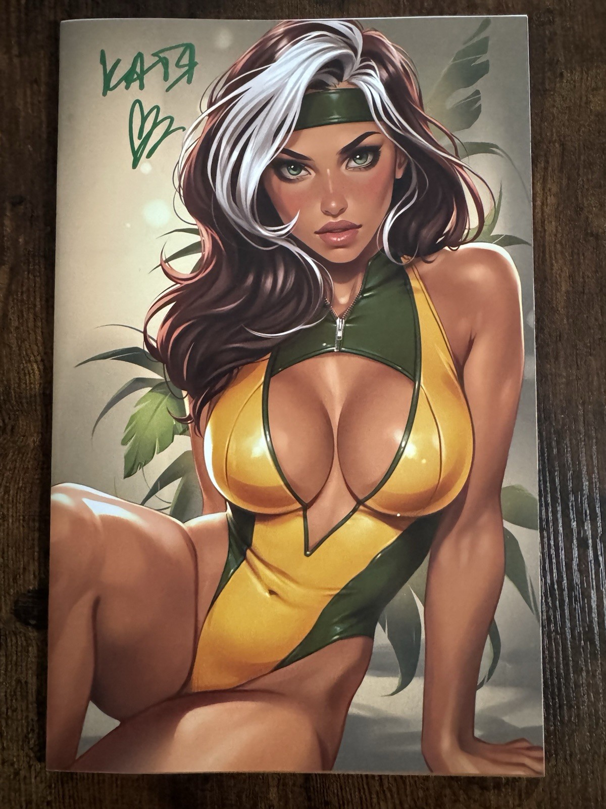 Signed By Katya Sinyukhina ROGUE Swimsuit Edition Knight Of Comics Limit 150 COA
