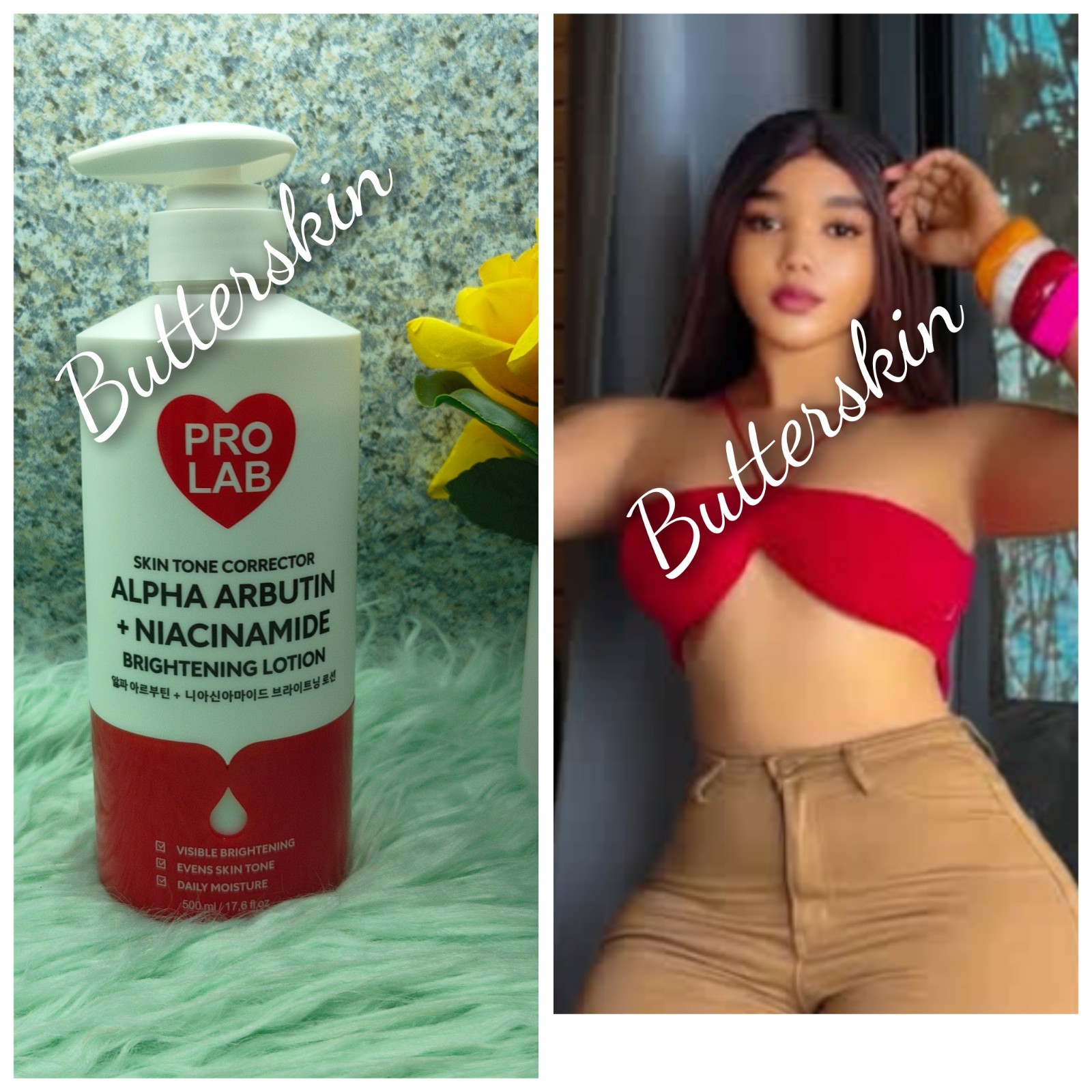 Pro-Lab Alpha Arbutin + Niacinamide Brightening Lotion 500ml Pro-Lab Alpha Arbutin + Niacinamide Brightening Lotion 500ml