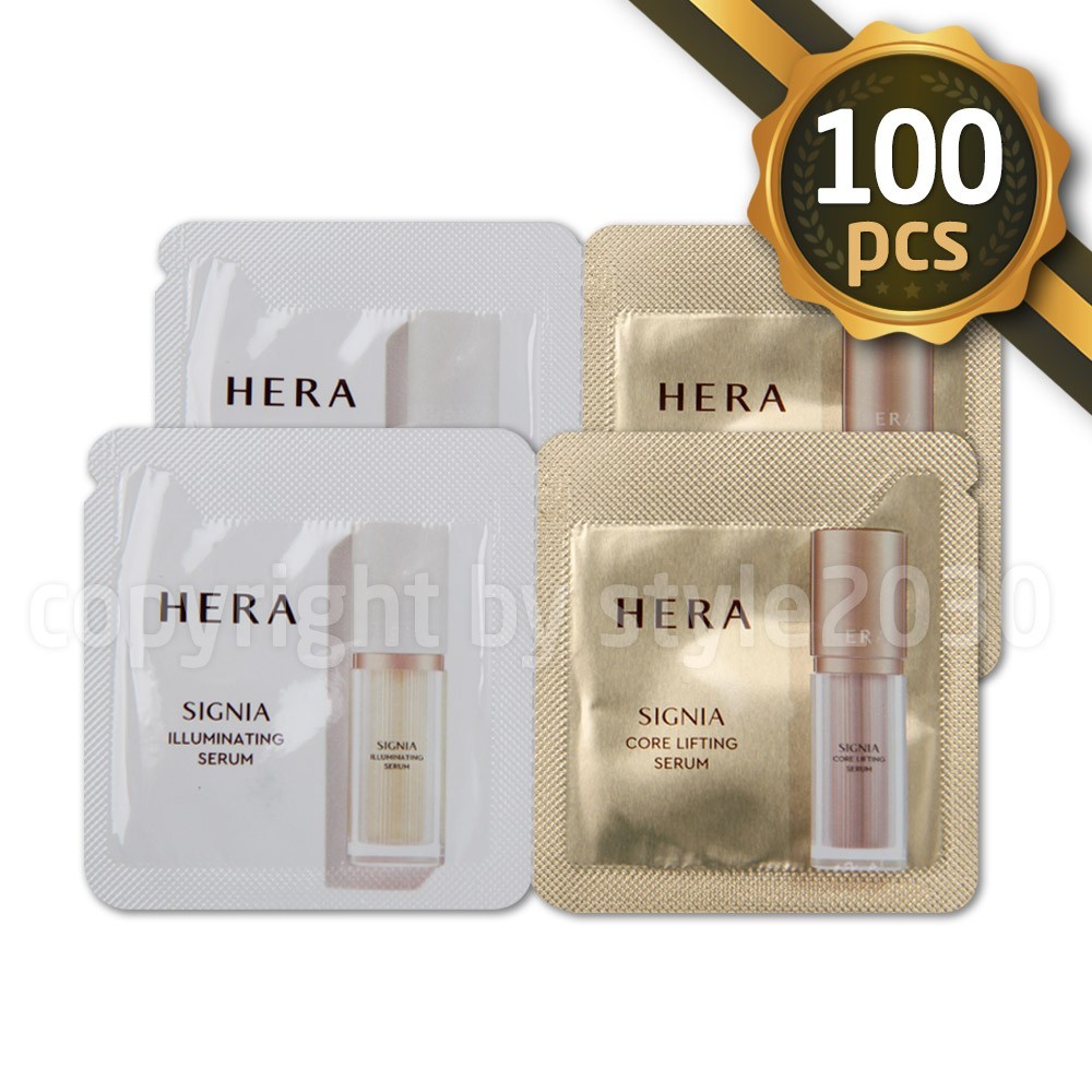 HERA CORE LIFTING SERUM / SIGNIA ILLUMINATING SERUM 1ml x 100pcs (100ml) 