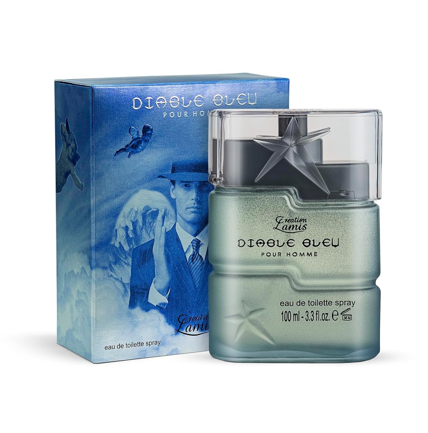 Creation Lamis Diable Bleu Eau de Toilette Perfume Men\'s Cologne 100ml