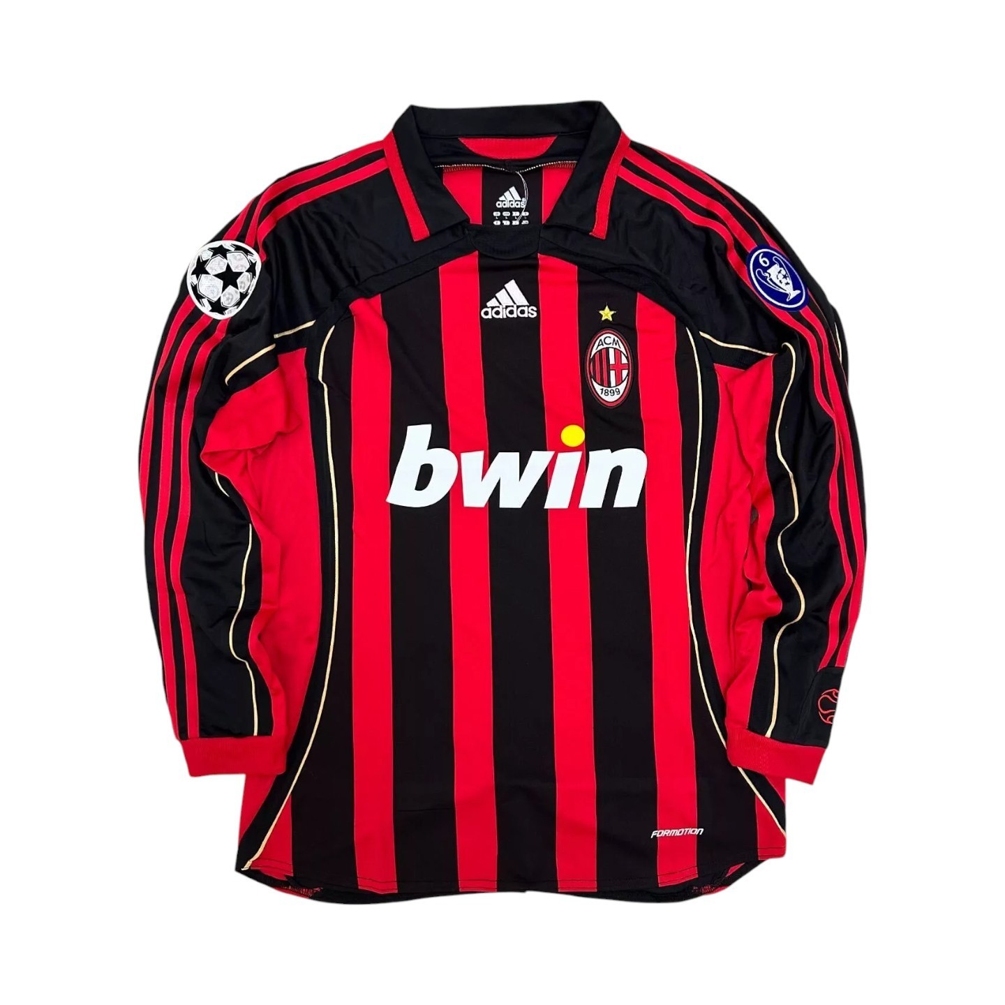 Ac Milan Football Shirt 2006/07 Home Long Sleeve Jersey - Ricardo Kaka #22