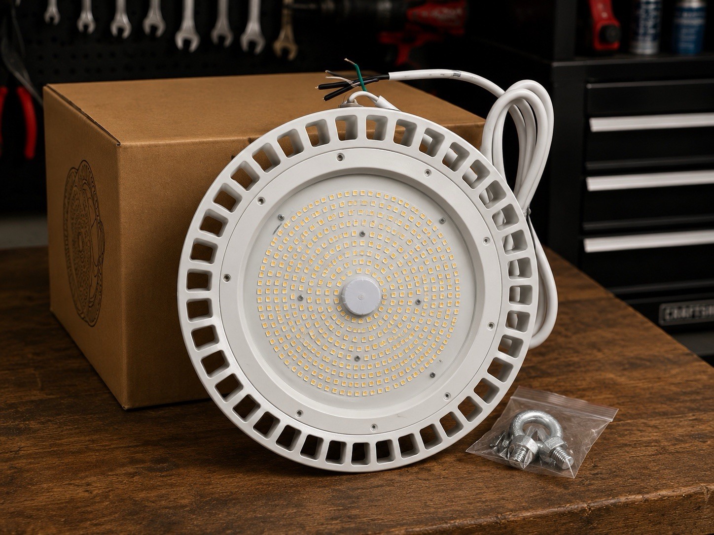 SYLVANIA 150W UFO High Bay LED Industrial LIGHT 4000K 20300 Lumens IP65