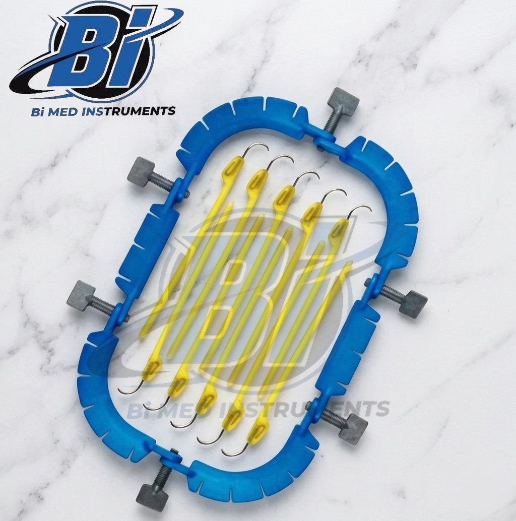 New Ring Retractor Lone Star 1 x With 10 Hooks Surgical surgery Instruments Set