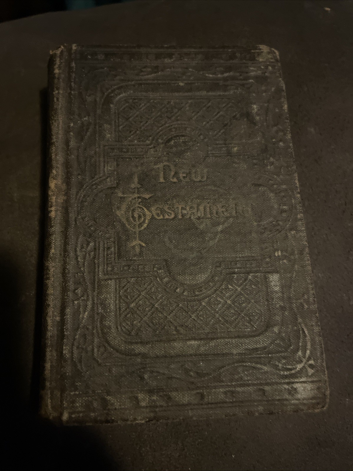 1886 Antique New Testament Bible American Bible Society KJV 140 Years Old