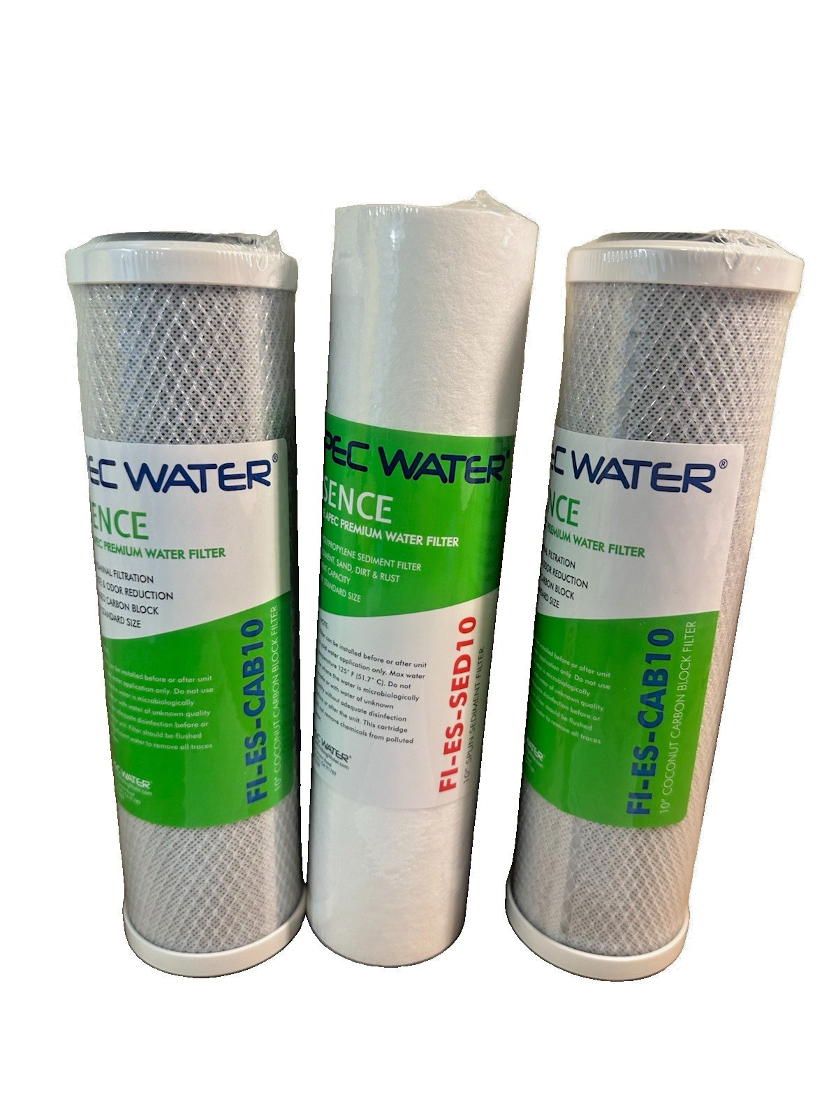 APEC Water Systems FILTER-SET-ES High Capacity Replacement Pre-Filter Set For