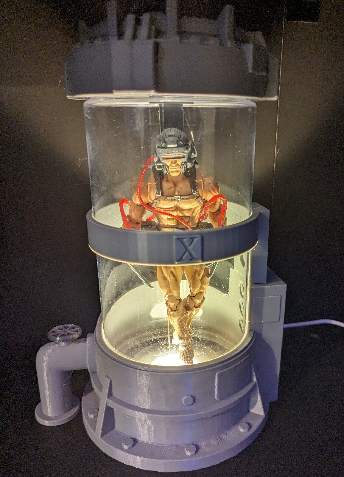Weapon X Wolverine CRYO CHAMBER for Marvel Legends WITH LED LIGHTING Weapon X Wolverine CRYO CHAMBER for Marvel Legends WITH LED LIGHTING