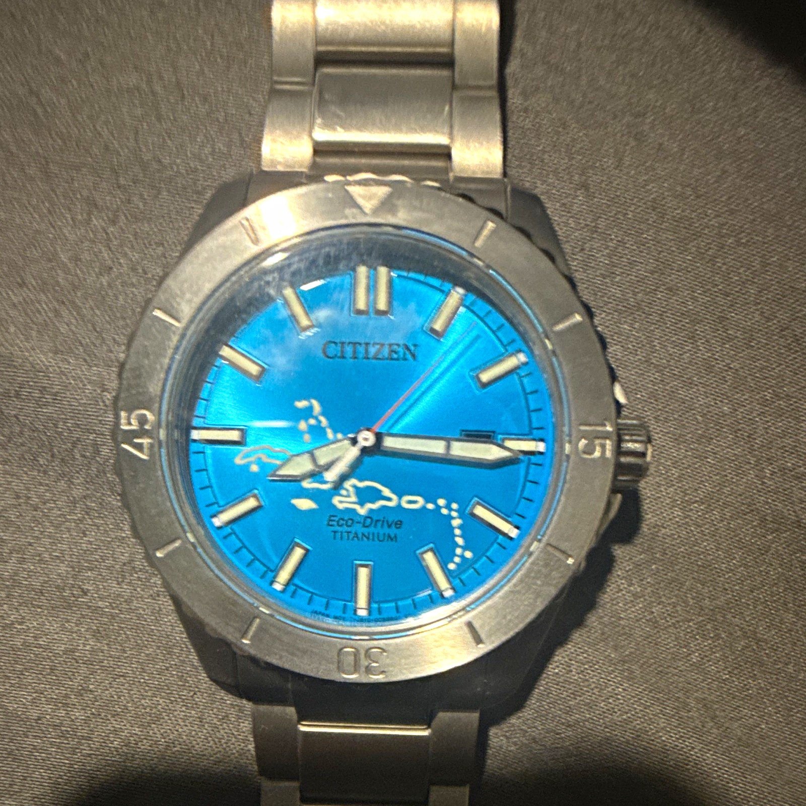 Citizen Eco-Drive Caribbean Special Edition (Model AW1841-57L). Citizen Eco-Drive Caribbean Special Edition (Model AW1841-57L).