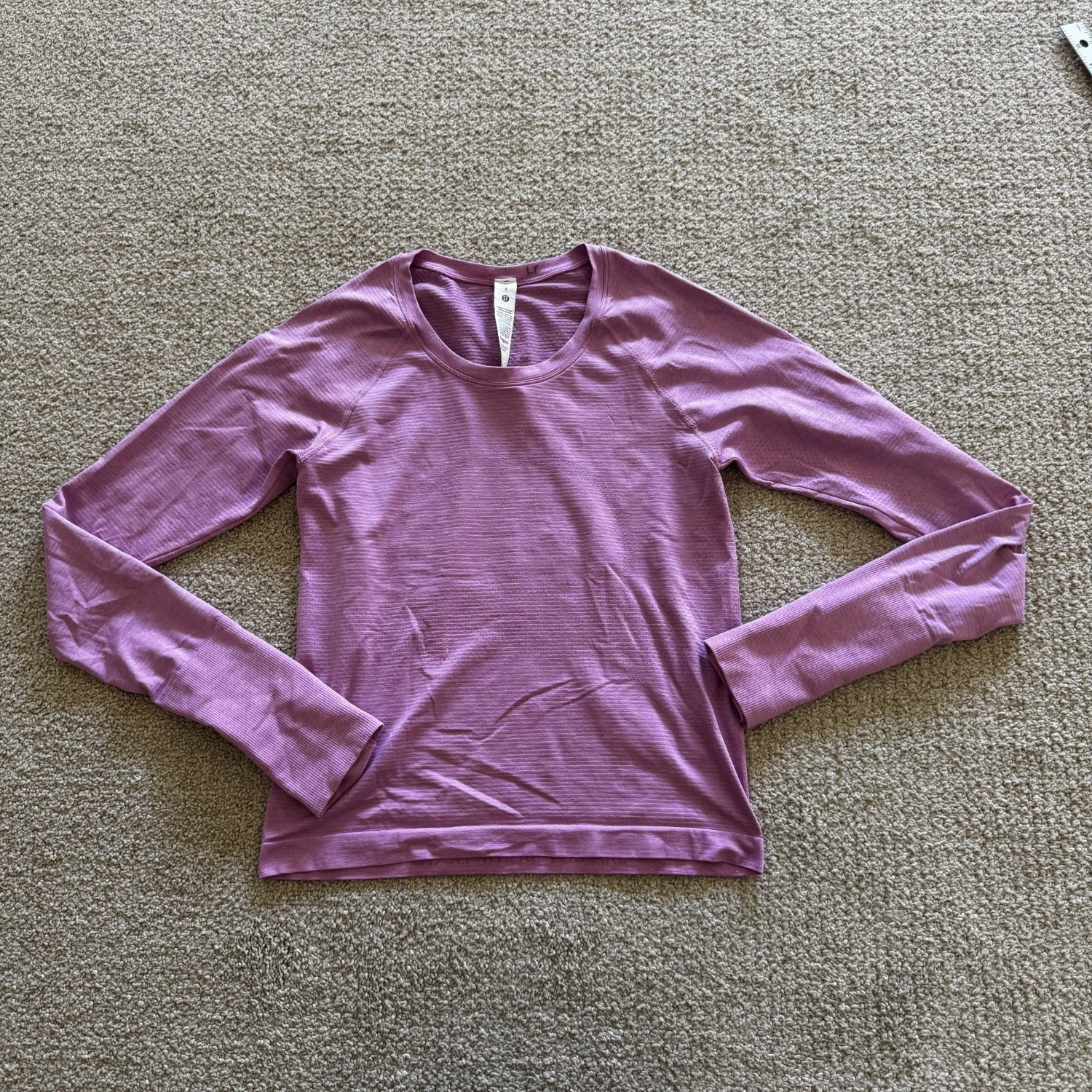 Lululemon Swiftly Tech Long Sleeve Shirt 2.0 Heathered Purple Pink Size 6 Top Lululemon Swiftly Tech Long Sleeve Shirt 2.0 Heathered Purple Pink Size 6 Top