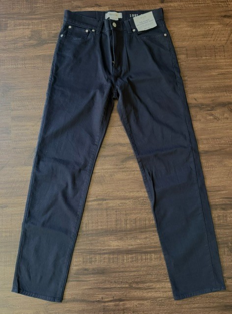 Madewell The Allday 1991 Straight-Leg Pant in Obsidian Blue 30x32 NWT $138 Chino