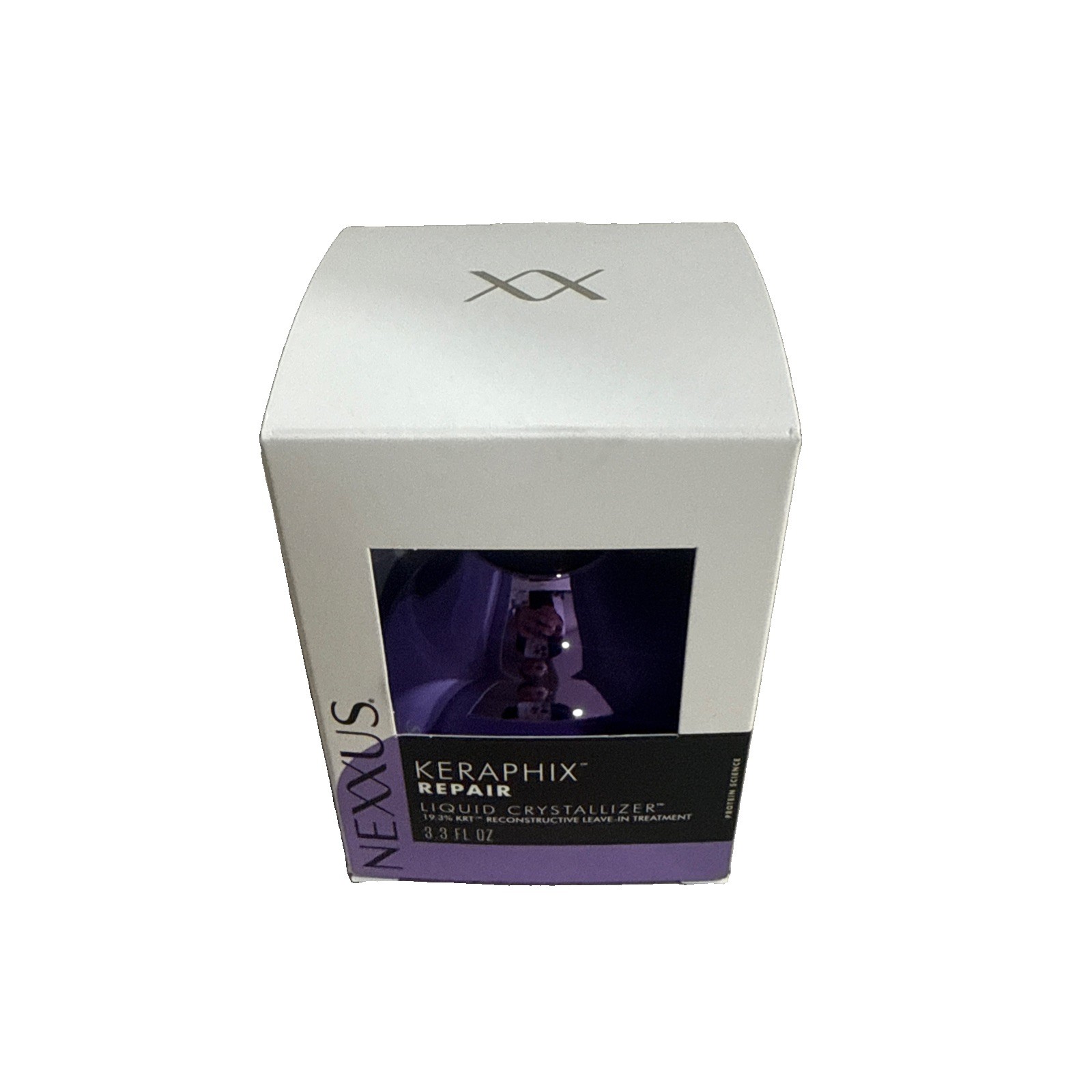 Nexxus KERAPHIX Liquid Crystallizer Hair 3.3 Fl Oz Purple New In Box