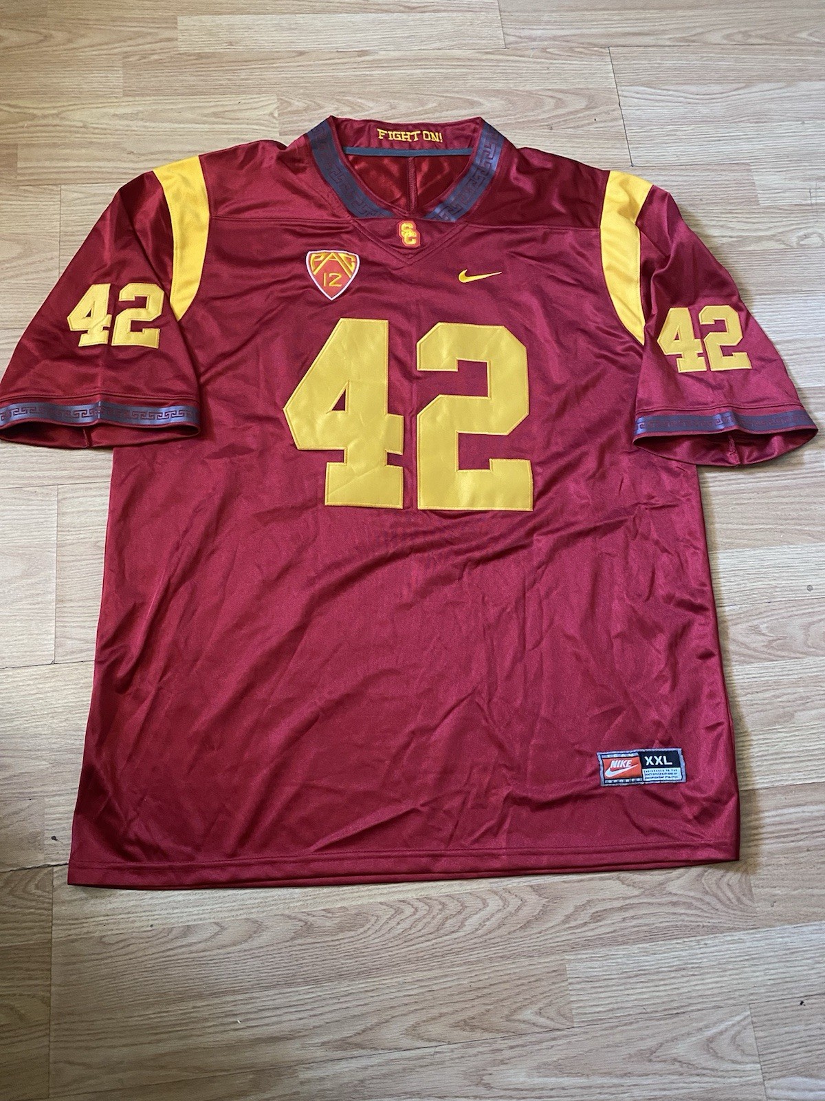 Vintage RARE  Nike NCAA USC Trojans Ronnie Lott #42 Jersey Size XXL.