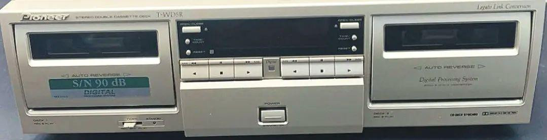 PIONEER T-WD5R cassette deck with instruction manual Confirmed playback Used