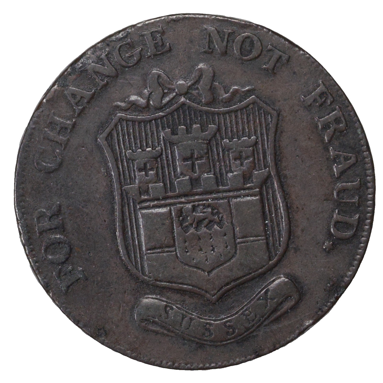 England 1794 Kent Lamberhurst Lutwyche Halfpenny Conder Token D&H-35