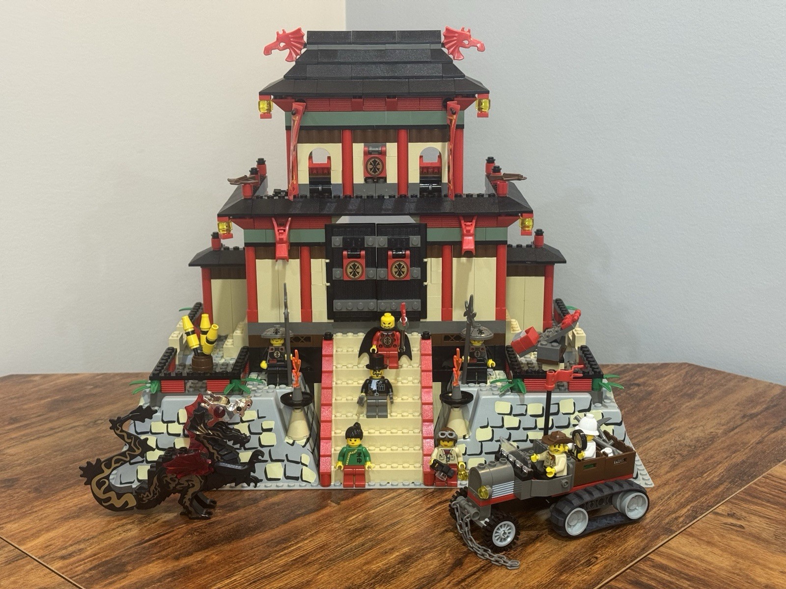 LEGO 7419 Dragon Fortress Adventurers Orient Expedition 2003 Complete withoutBox LEGO 7419 Dragon Fortress Adventurers Orient Expedition 2003 Complete withoutBox