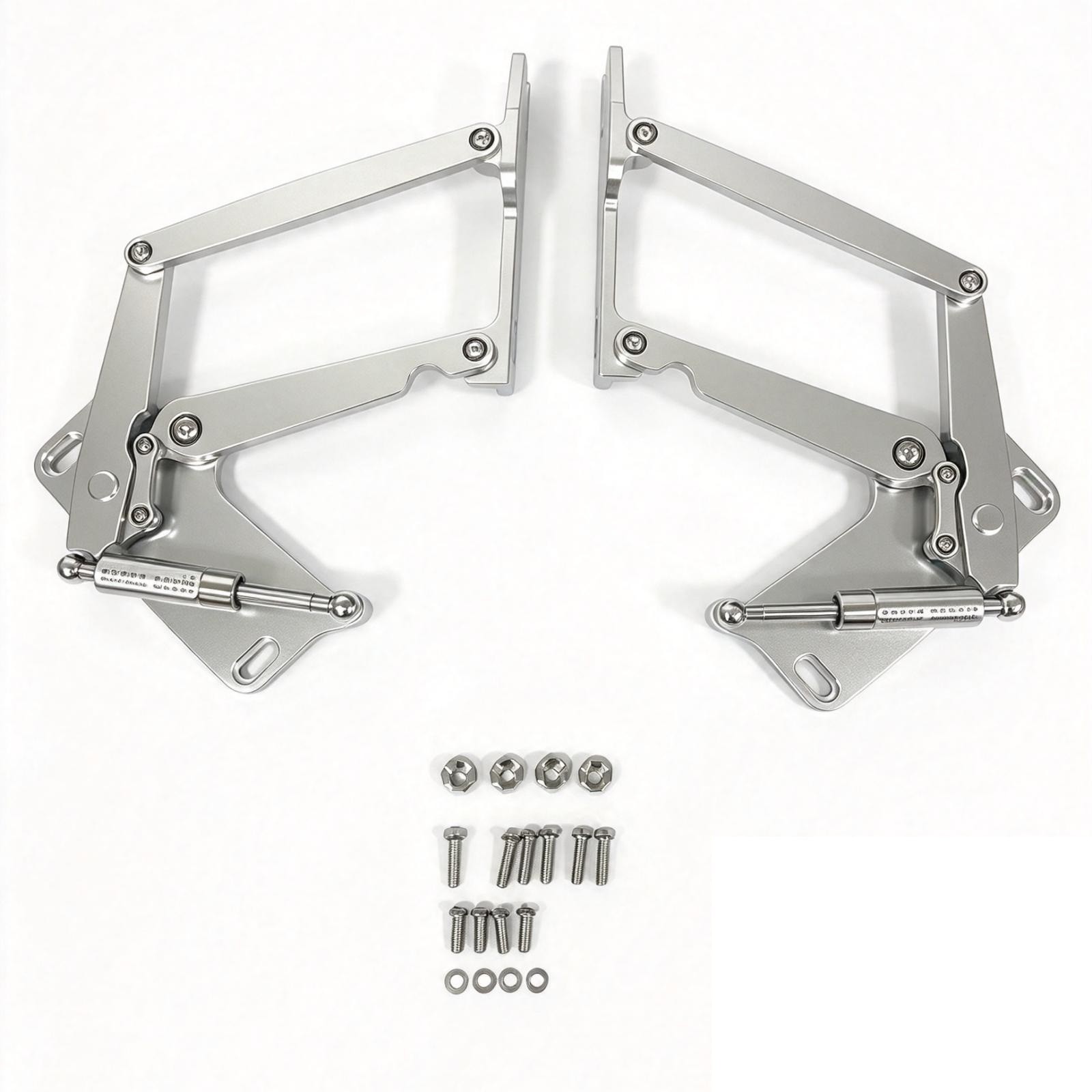 Fits 1967-72 Ford Truck F-Series F100 Billet Aluminum Hood Hinges Pair Fits 1967-72 Ford Truck F-Series F100 Billet Aluminum Hood Hinges Pair