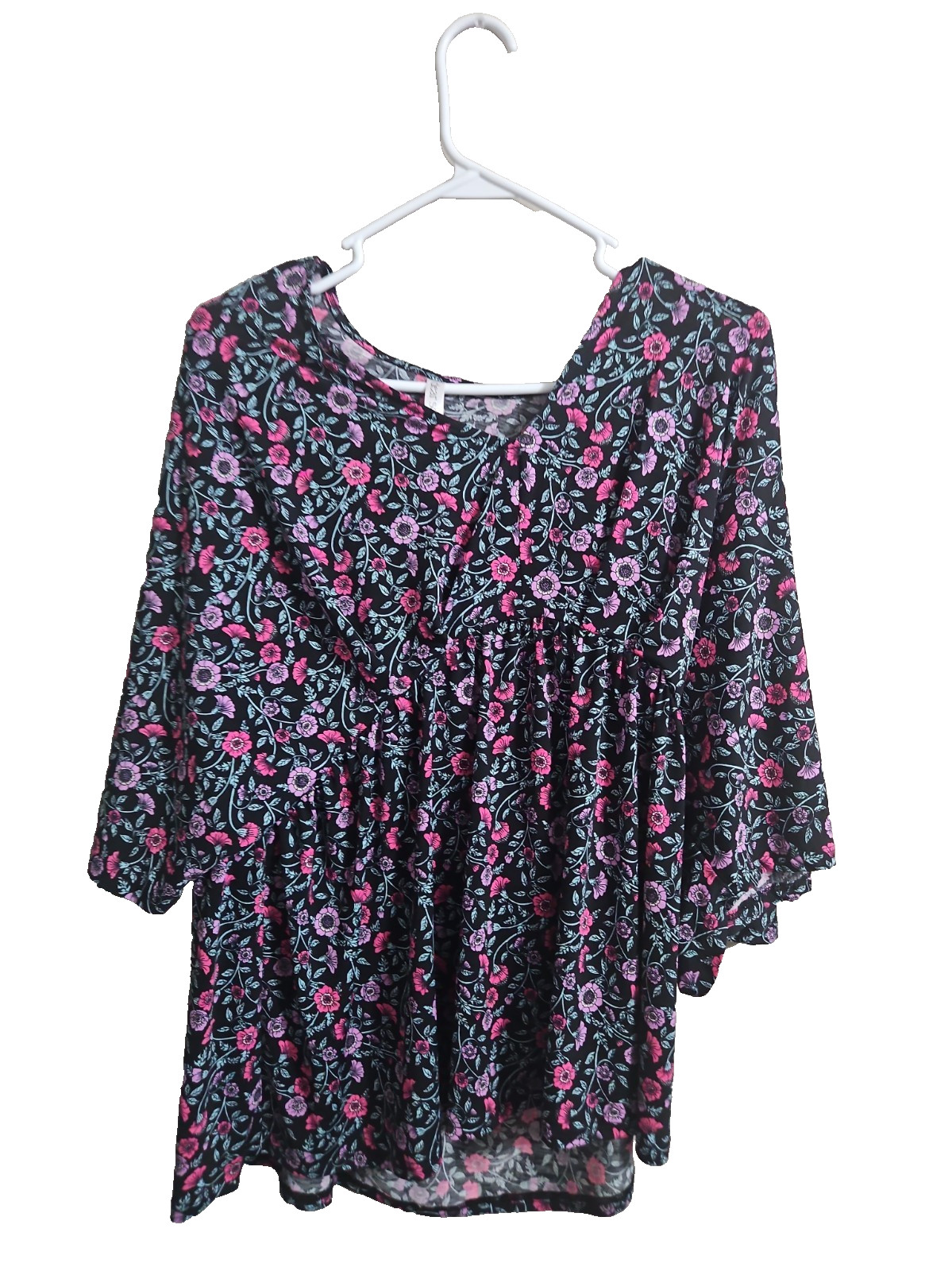 Dear Scarlett Multicolor Stretchy Blouse Top Size S Dear Scarlett Multicolor Stretchy Blouse Top Size S