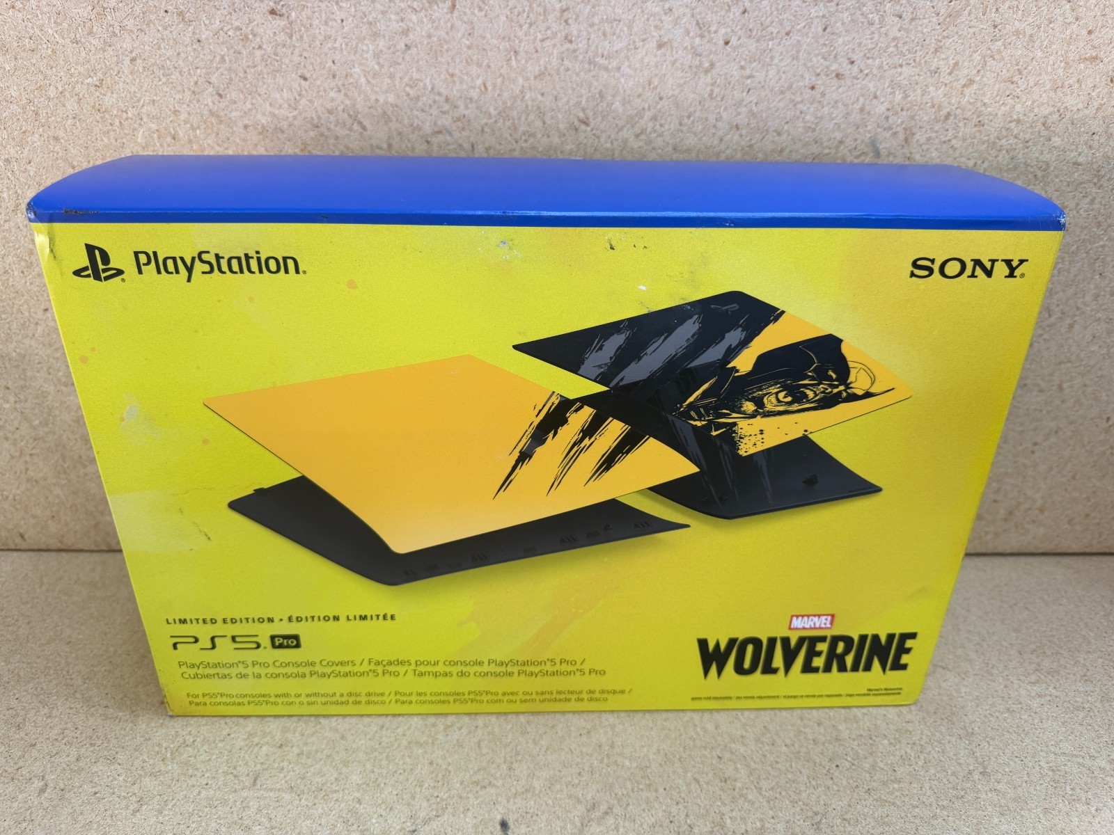 ⚡️Sony Playstation 5 PS5 Pro Console Cover Marvel Wolverine Limited Ed NEW ⚡️