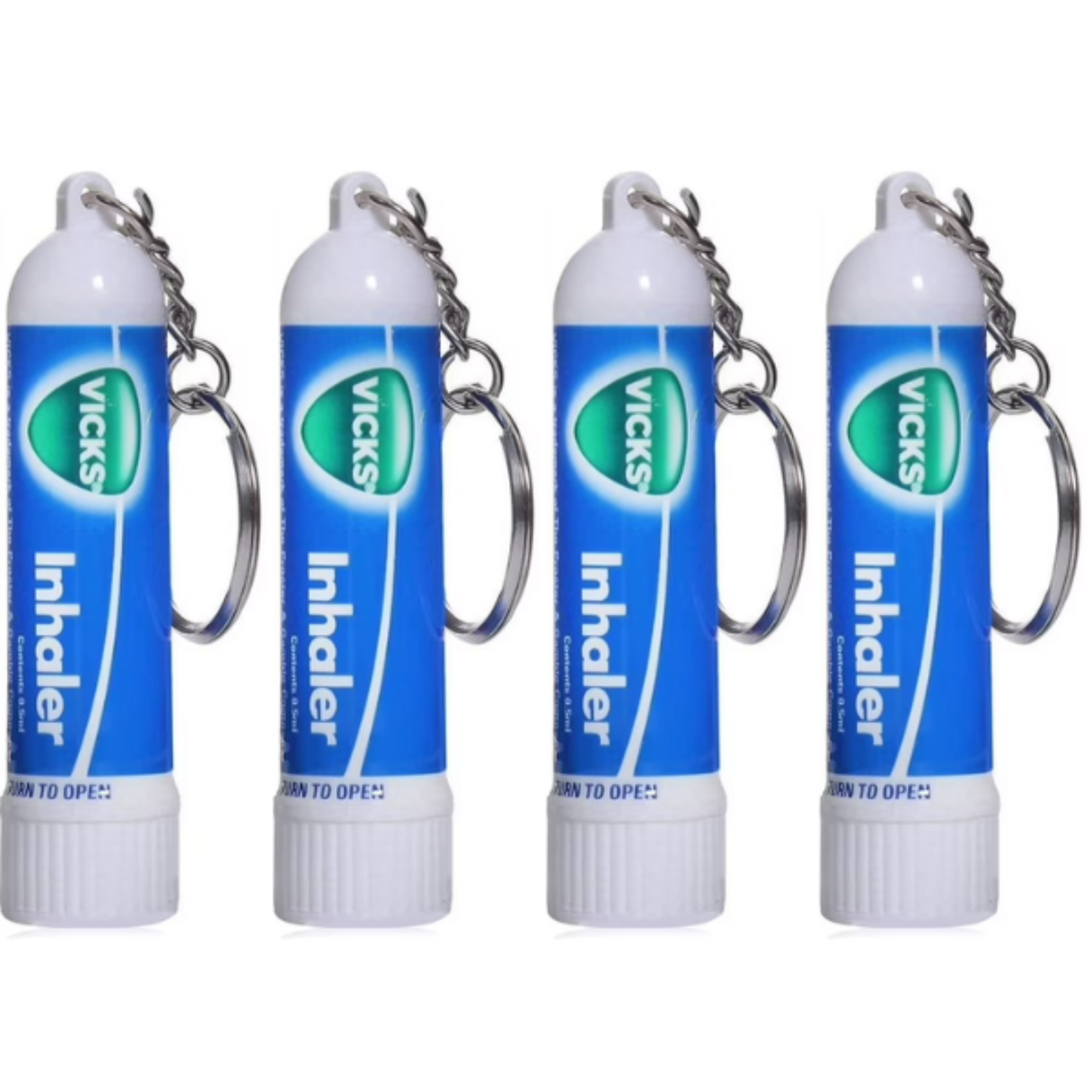 Vicks Inhaler Nasal Vapor Sinus Relief Stuffy Nose & Congestion 0.02oz/0.5ml 4pk