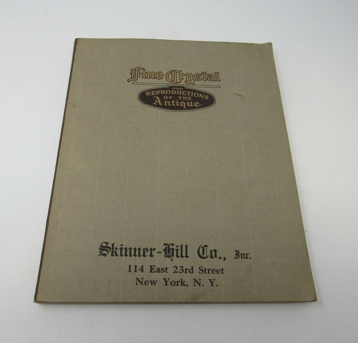 Original 1929 Skinner-Hill Catalogue 
