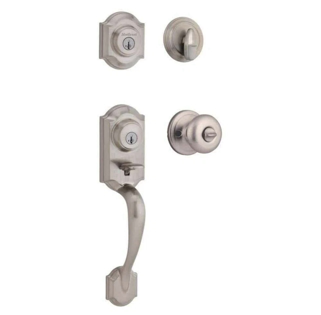 Kwikset 95530-033 Montara Single Cylinder Handleset with Juno Knob - OB Kwikset 95530-033 Montara Single Cylinder Handleset with Juno Knob - OB