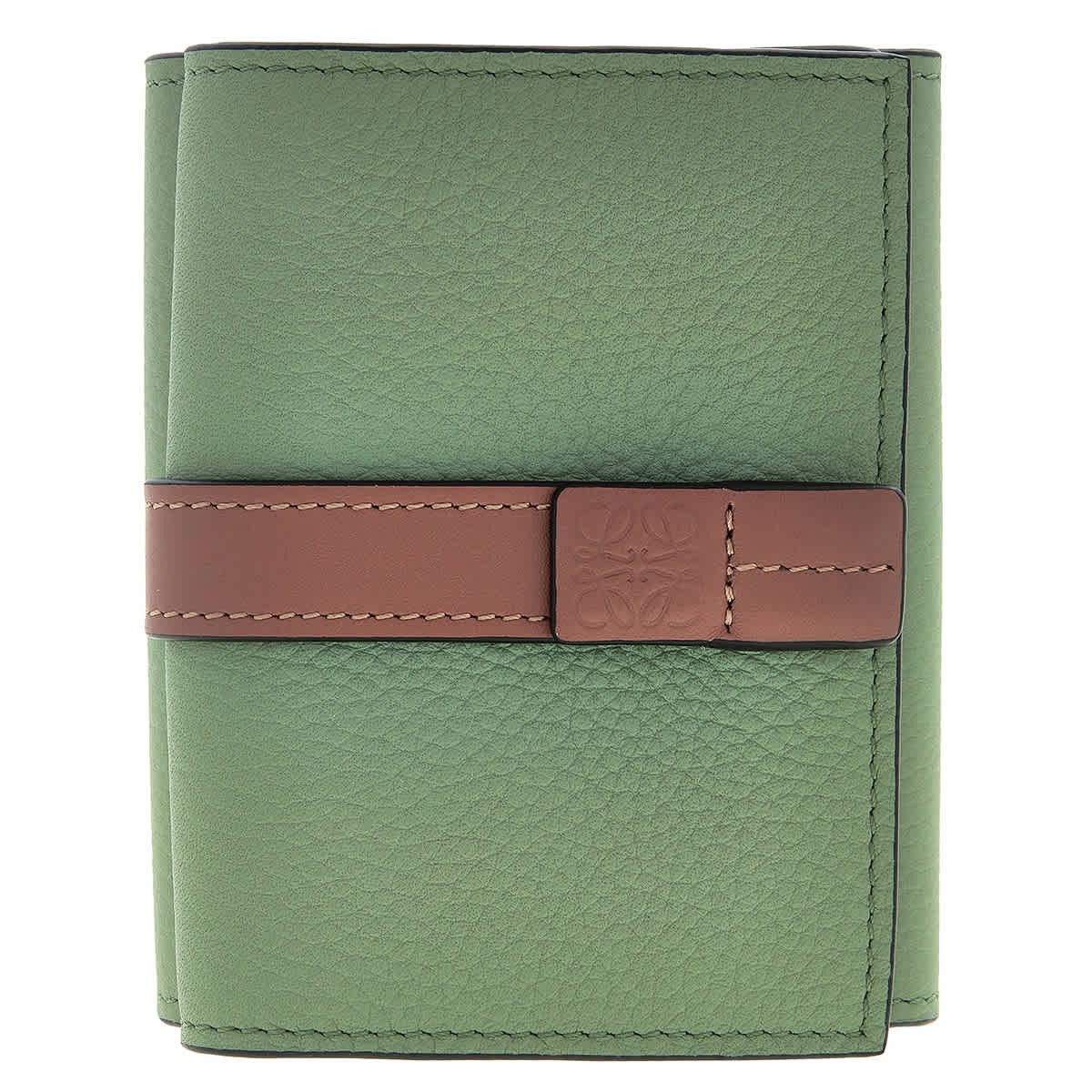 Loewe Embossed Anagram Trifold Calfskin Wallet C660TR2X03.6465