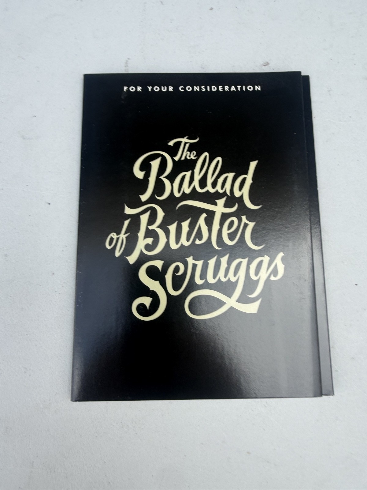 Netflix The Ballad of Buster Scruggs DVD For Your Consideration FYC NTSC z16 Netflix The Ballad of Buster Scruggs DVD For Your Consideration FYC NTSC z16