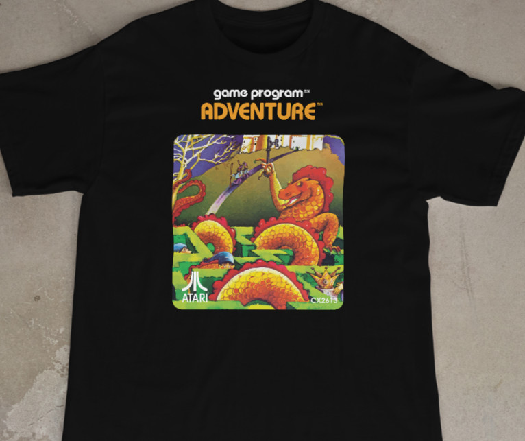 Atari Adventure Retro Video Game Tee - Vintage 80s Gaming Graphic Shirt - Unisex