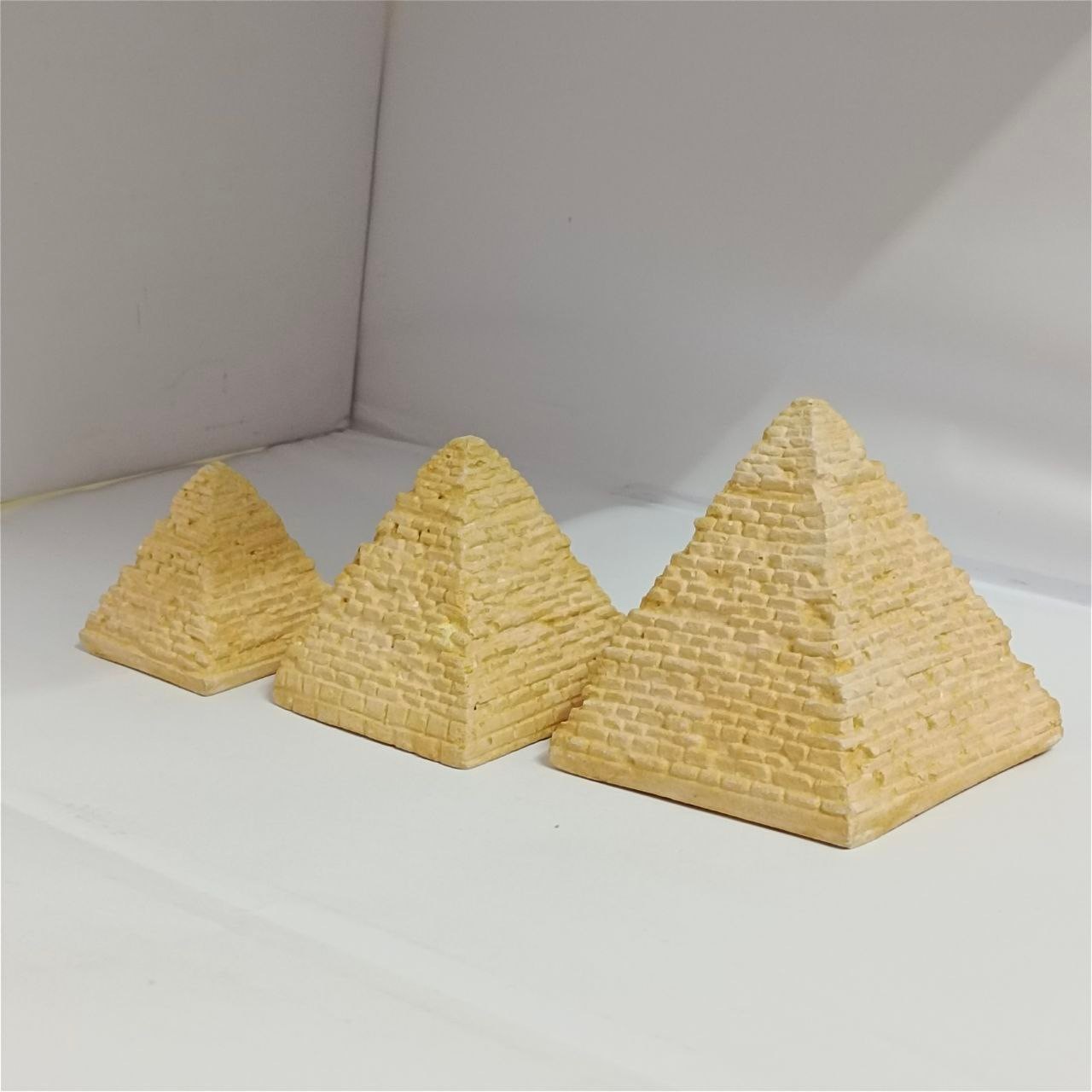 Handmade Egypti pyramids set Pharaonic decor unique ancient Egypt souvenir gift