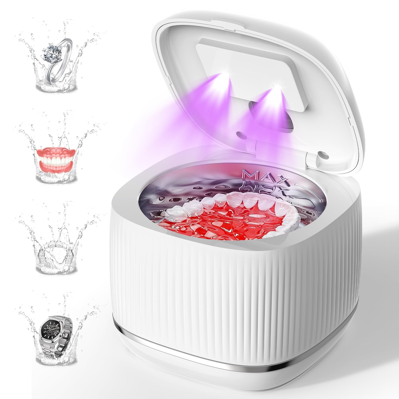 2025 upgraded 3-in-1 version Ultrasonic Retainer Cleaner Machine, degassing t