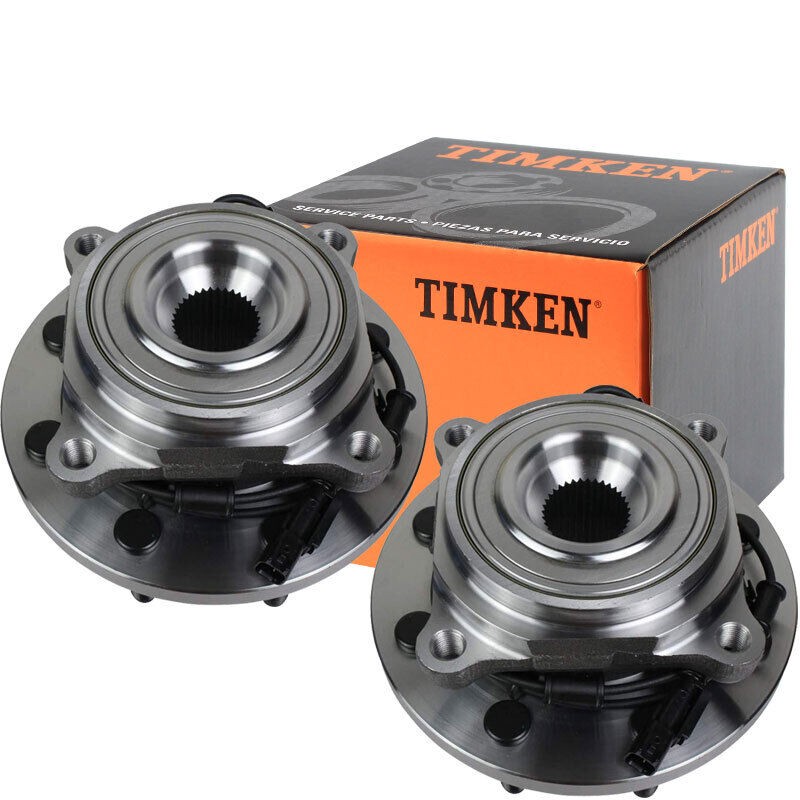 TIMKEN Pair 4WD Front Wheel Bearing Hubs for 2012 2013 Ram 2500 3500 8-Lug w/ABS