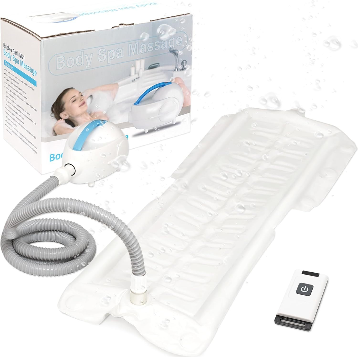 Foinwer Bubble Bath Mat Body Spa Massage Portable Waterproof PHSPAMT22 Sealed Foinwer Bubble Bath Mat Body Spa Massage Portable Waterproof PHSPAMT22 Sealed