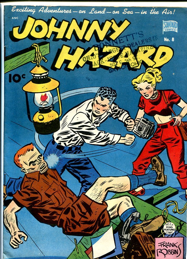 Johhny Hazard--#8--1948--COMIC BOOK--Best Books--FN/VF Johhny Hazard--#8--1948--COMIC BOOK--Best Books--FN/VF